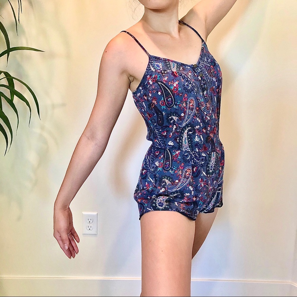 American Eagle Outfitters Paisley Romper